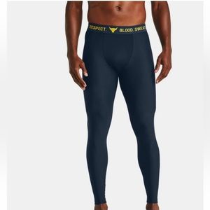 ✔️UNDER ARMOUR PROJECT ROCK HEATGEAR MENS LEGGINGS WORKOUT TIGHTS